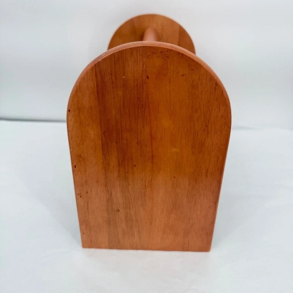 Kamenstein Inc VTG Wood Picnic Utensil Caddy Birdhouse Folk Art‎ Country Decor